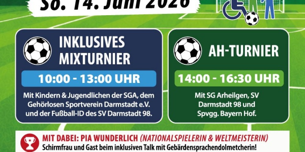 150 Jahre SG Arheilgen - Veranstaltungsplakat