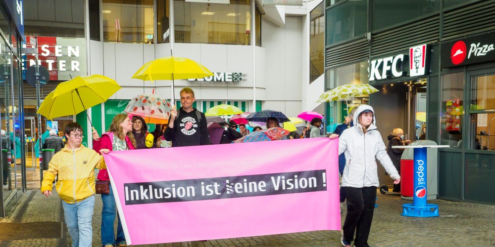 Foto Manfred Rademacher der f&uuml;nften inklusiven Parade &bdquo;Gemeinsam f&uuml;r Gleichstellung&ldquo;
