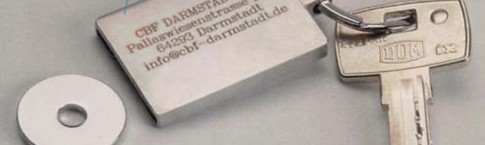 Euroschlüssel mit CBF-Schlüsselanhänger